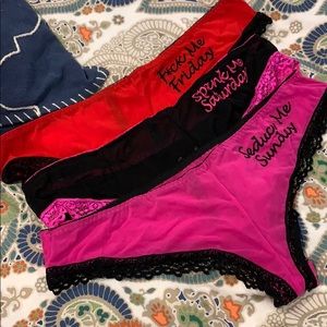 Three pack of seductive panties